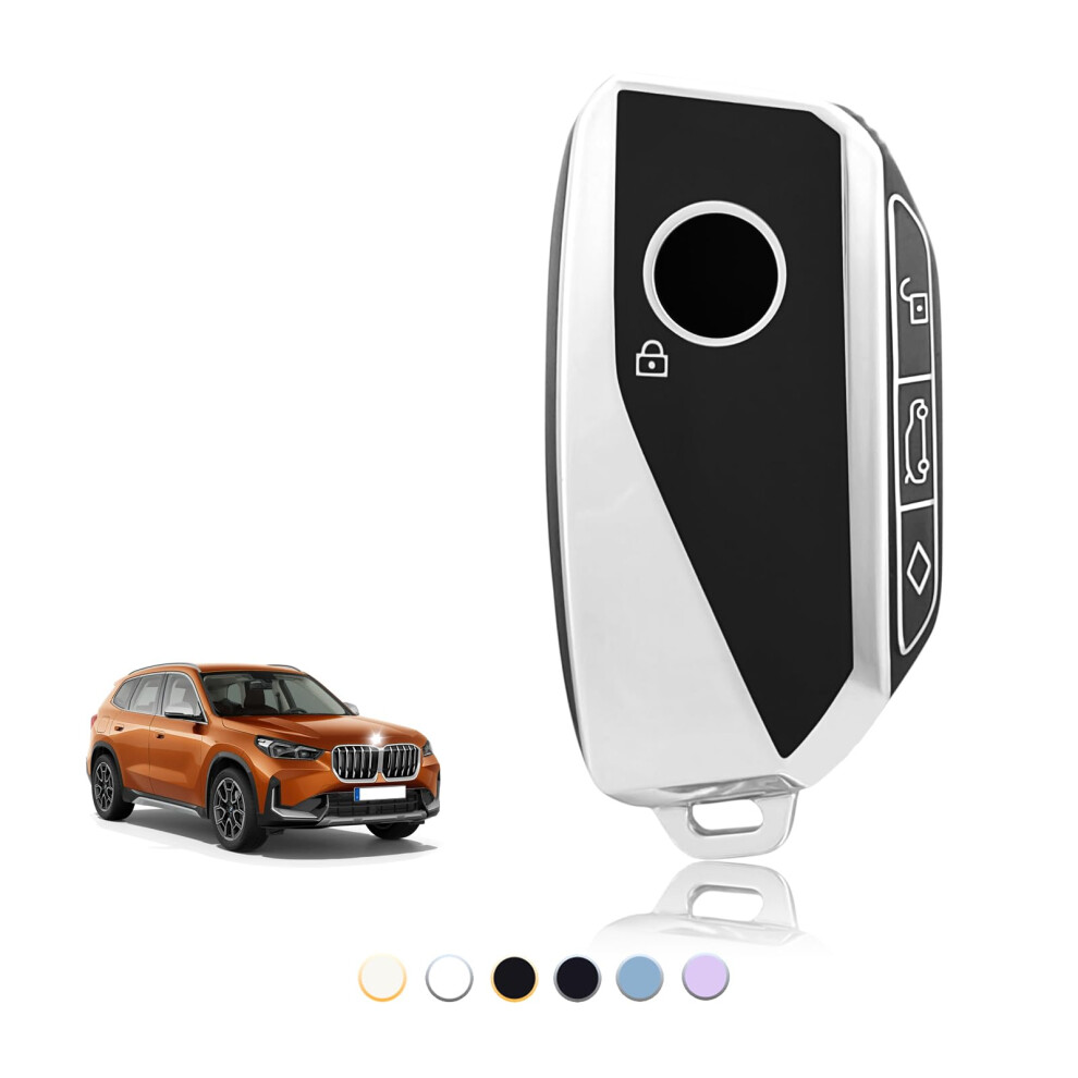 Toomume Car Key Cover Tpu, Car Key Case Fit For Bmw 2/3/5/7 Series U06 X1 U11 X2 U10 X4 X5 X6 X7 Xm Ix Ix1 I4 I5 I7 M3 M5 G05 G07 G70 G81 5051226537547