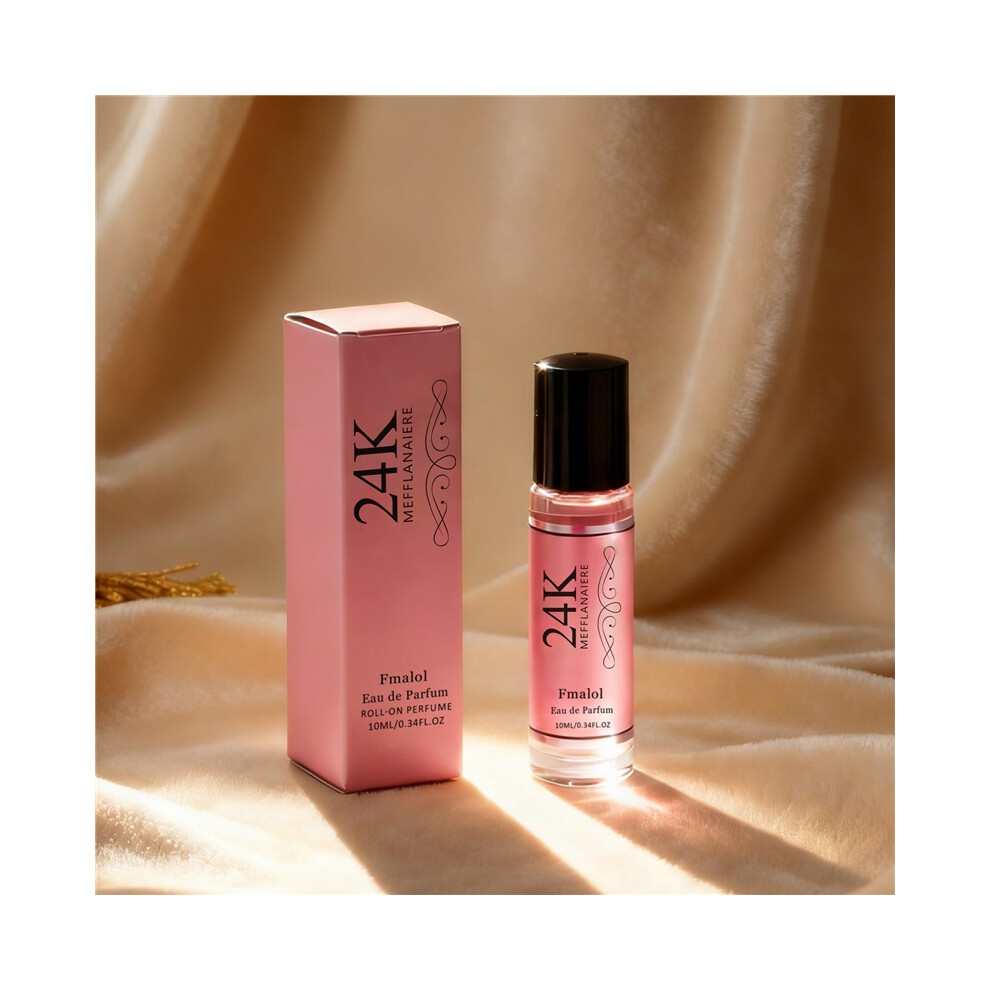 Kouyi Pink (24K Roller Ball 10Ml) 24K Women's Perfume, Long-Lasting Fragrance, Bestseller, Factory Direct