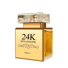 (24K gold 50ml) 24K Women's Perfume, Long-Lasting Fragrance, Bestseller, Factory Direct