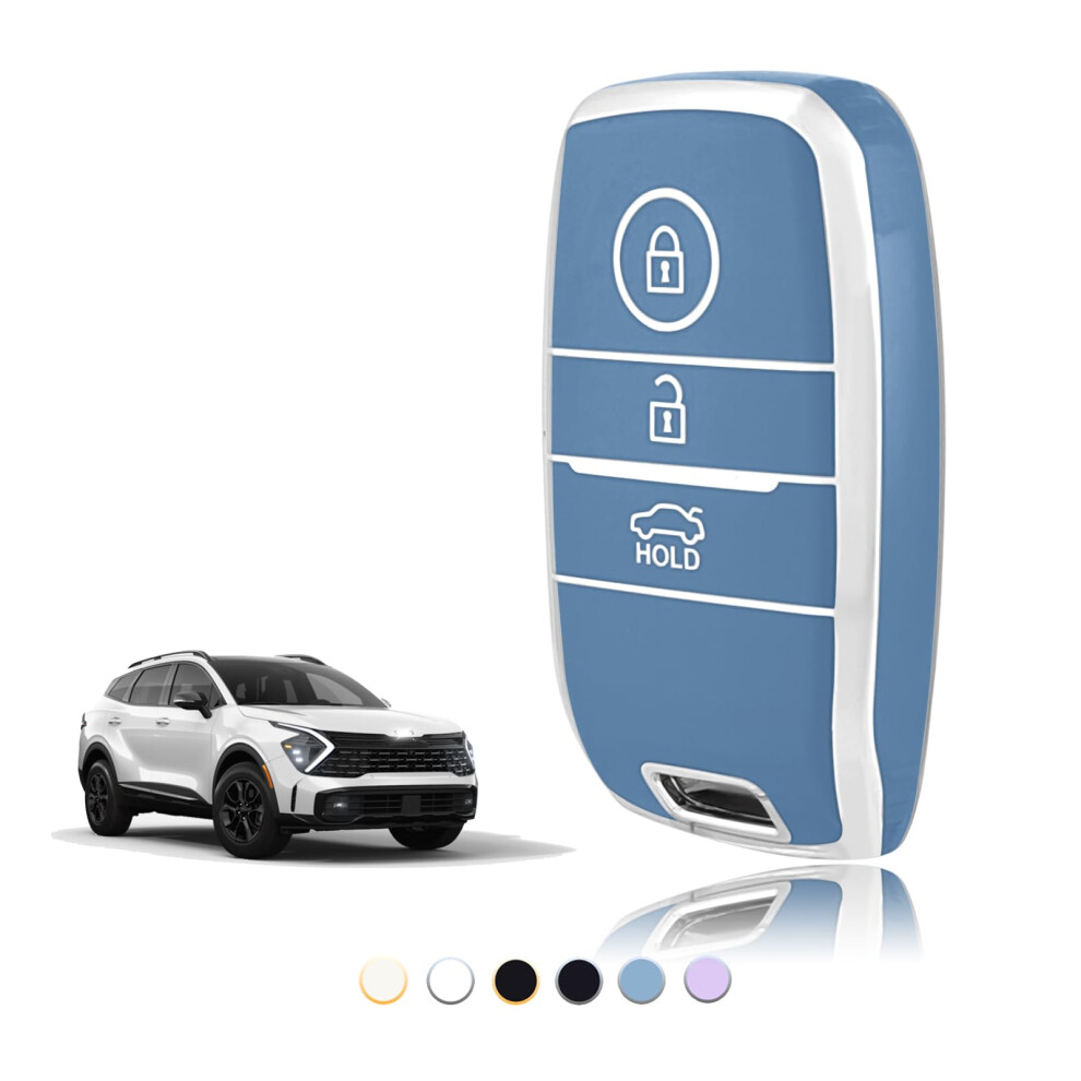 Toomume Car Key Cover Tpu, Car Key Case Fit For Kia Sportage Gt Line Sorento Picanto Soul Niro Rio Stonic Optima Ceed Forte Koup 5051226536717
