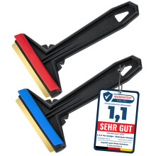 2 Ice Scraper for Car Windscreen - Brass Car Ice Scraper - Murska - fast, effortless & easy - Premium HIPS