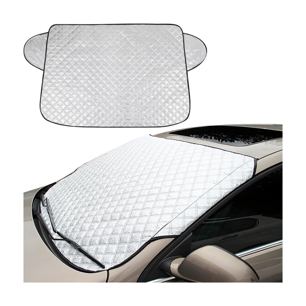 Jnnj Car Windshield Cover, Car Windscreen Covers Frost For Winter, Ice Protection Foils Snow Windshield Front Window Screen Cover 5051226534768