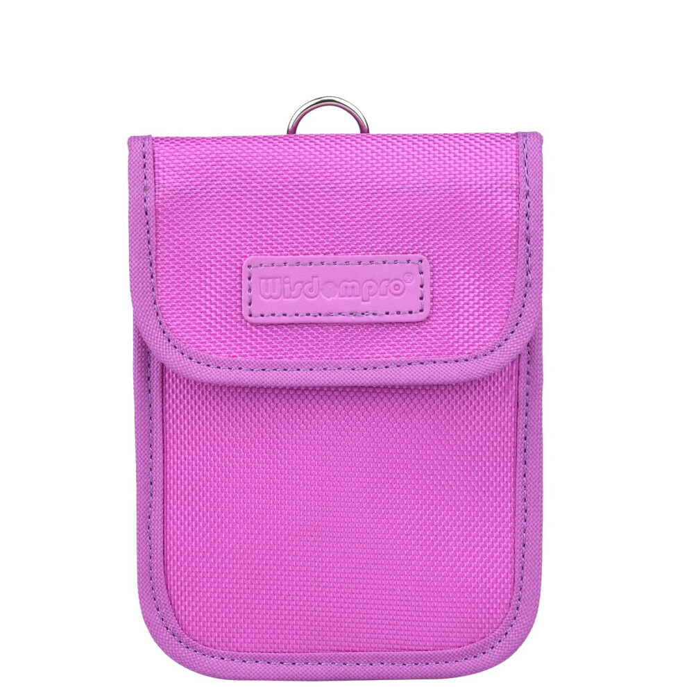 Wisdompro Faraday Pouch For Car Keys, Car Key Signal Blocking Pouch, Rfid Blocker For Car Keys, Anti-Theft Remote Keyless Entry Protector - Purple 5051226540042
