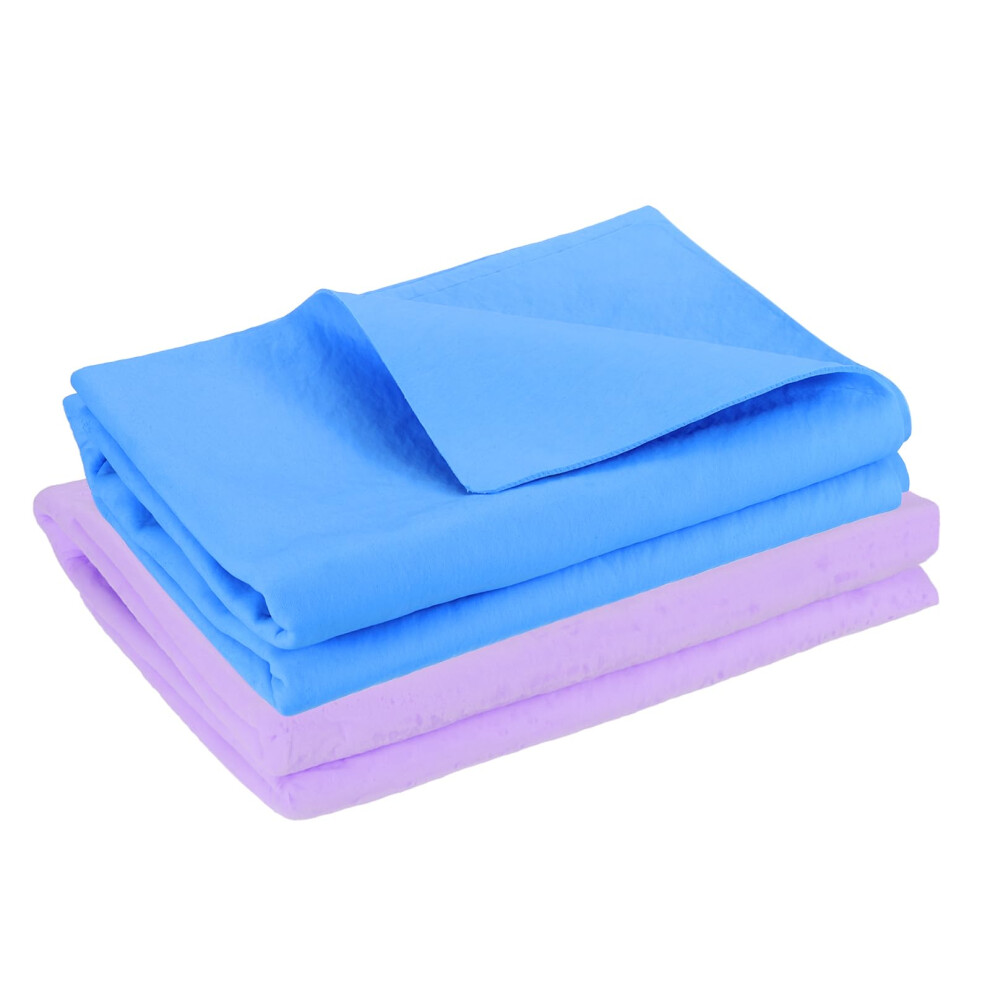 Sourcing Map 2 Pcs Shammy Cloth For Car Drying, 34 X 25 Inch Chamois Towel For Car Reusable Soft Shammy Towel Super Absorbent Towels For Suv Truck 5051226527241
