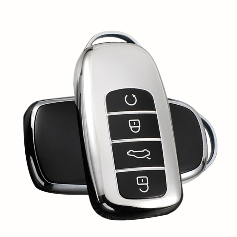 Atfigii Key Fob Cover Compatible With Chery Omoda 5 Tiggo 7 Tiggo 8 Tiggo 8 Pro For Jaecoo 7 Key Protector Cover Case Tpu Key Holder 4 Buttons D 5051226546426