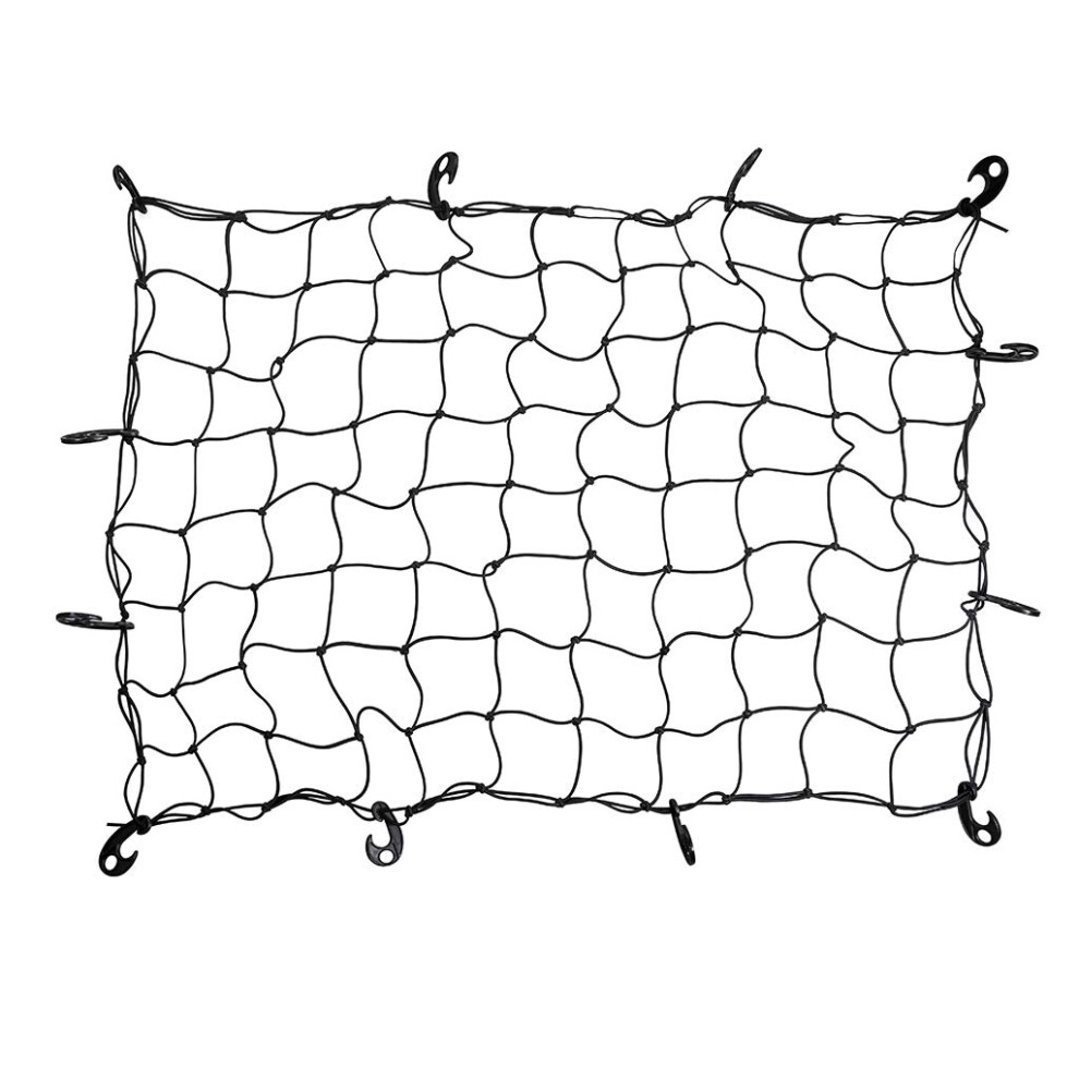 Btsky 90X120cm To 180X240cm Heavy Duty Bungee Cargo Net With 12 Abs Hook - Large Capacity Roof Car Trunk Mesh 5051226540356