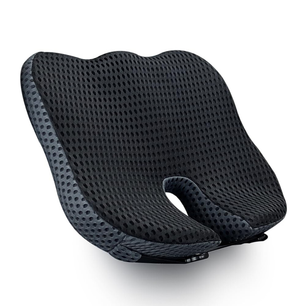 Foundcool Memory Foam Car Cushion For Driving Seat, Wedge Adult Booster Car Seat Cushion For Driver, Coccyx Pain Tailbone Pressure Relief Breathable 5008029975052
