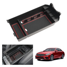 GAFAT Compatible with Mercedes Benz C Class W205 2015-2021/ EQC N293 2019-2024 Centre Console Storage Box, Armrest Organiser Tray Glove Box