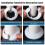 8 PCS White Radiator Pipe Cover Set, Plastic Pipe Collars for 17mm Diameter Pipes 3