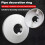 8 PCS White Radiator Pipe Cover Set, Plastic Pipe Collars for 17mm Diameter Pipes 4
