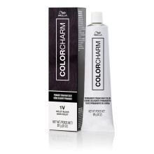 COLORCHARM Permanent Cream Hårfärg, 1V Violet Black, 2 oz.