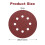 SATC Sanding Discs 80 Grit 72Pcs Orbital Sander Discs 125mm Hook and Loop Round Orbital Sander Pads for Sanding 5