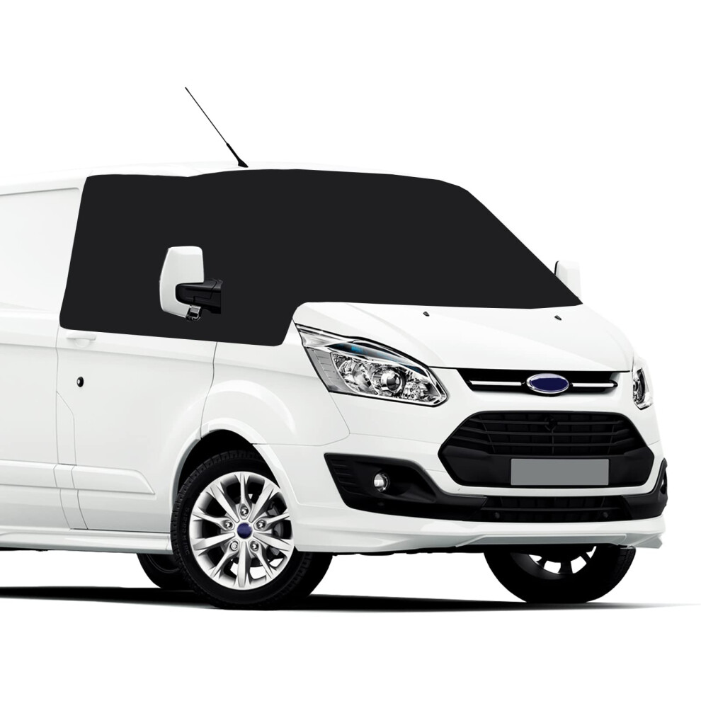 Lc-Auto Windshield Cover Front Windscreen Wrap Cover For F-Ord Transit Custom Oxford Sunshades Waterproof Weatherproof Camping Snow Cover Blind 5051226549588