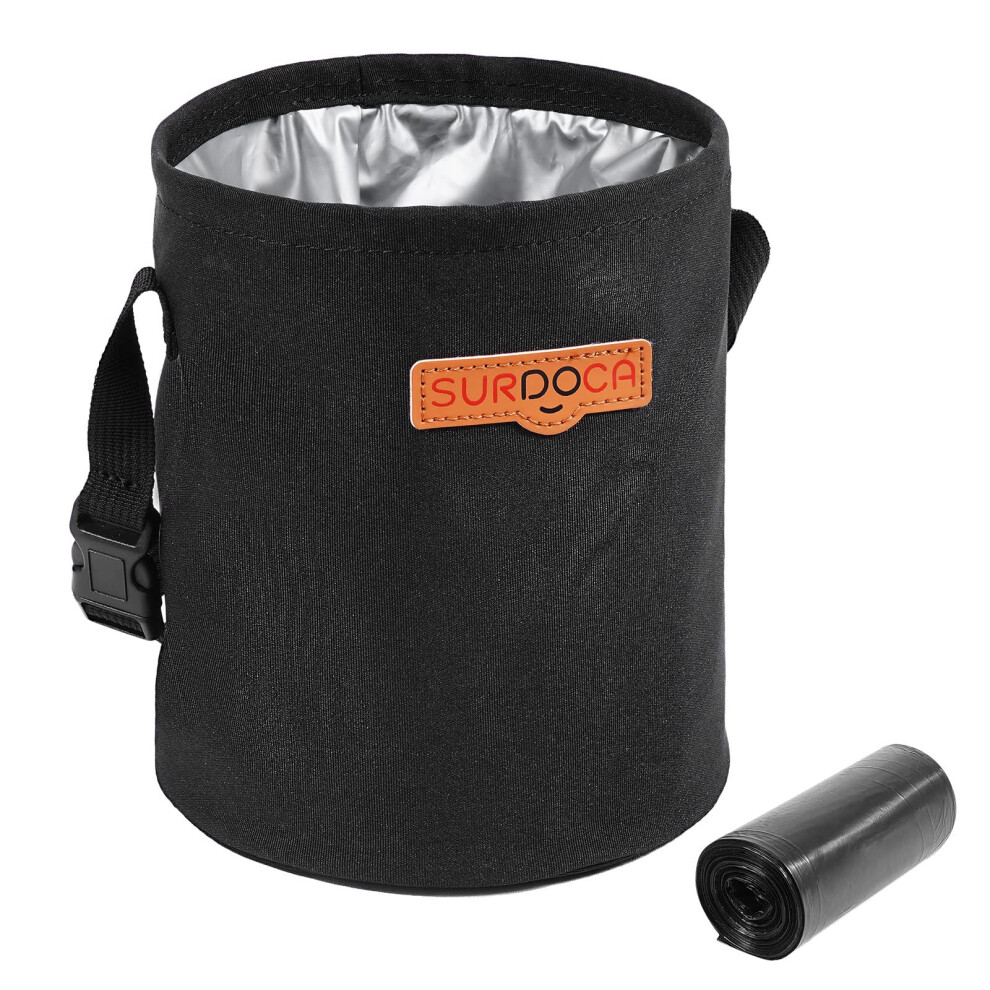 Surdoca Waterproof Leakproof Car Bin Tidy, Portable Vehicle Rubbish Bin Hanging, Collapsible Automotive Bin Bag For Back Of Car, Adjustable Automobil 5003405782606