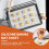 KitchenRaku 2-Pack Silicone Baking Mat, 16.5"x11.6" (42 x 29.5 cm) Reusable Silicone Baking Sheets for Oven 3