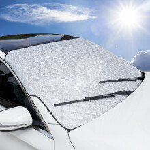 Windscreen Cover Frost Ice Snow Protector for Winter | Windscreen Sun Shade UV Reflective for Summer