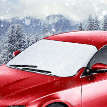 Car Windshield Cover Winter, Car Windscreen Cover for Snow Ice Frost Sun UV Dust Protection