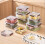 Transparent food storage container with lid 1 piece 5