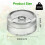 TranRantic 4 Pack Fermentation Weights, 7cm Glass Fermenting Weights for Wide Mouth Fermentation Jar 2