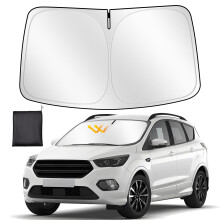 ZATOOTO Windshield Sun Shade Custom Fit for Ford Kuga 2020-2024, Car Sun Shades Windscreen Foldable