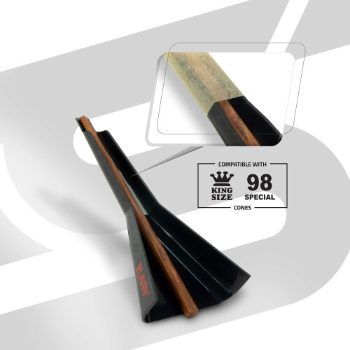 RAW Cone Loader Compatible with King Size and 98 Special Pre Rolls | Simple Time Efficient Cone Loading Accessory to Pack Perfect Prerolls 2