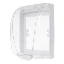 Boîtier de protection transparent étanche pour prise murale