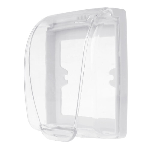 Boîtier de protection transparent étanche pour prise murale