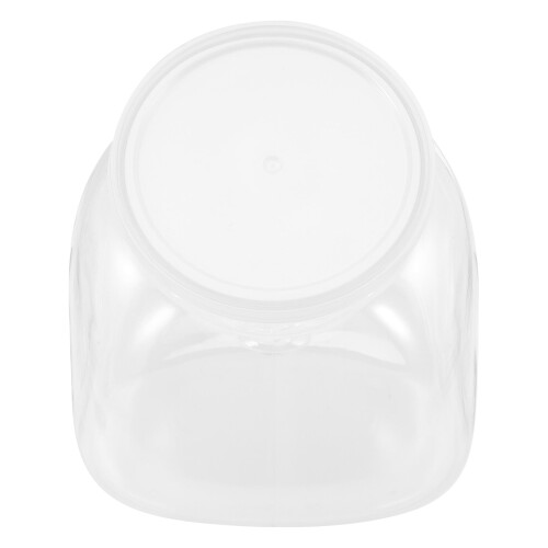 Clear Plastic Candy Jar with Lid, 1500 ml