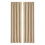 Blackout Curtains Beige 72 x 42 Inch Polyester 1