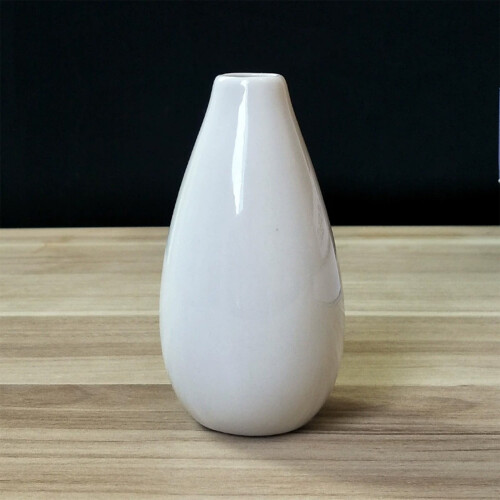 Ceramic Flower Vase – Green Desktop Ornament