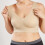 Women's Wireless Full-Cup Bra – Beige, XL 1