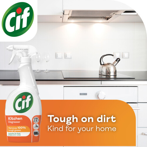 Cif Cif Cleanboost Kitchen Spray 100% tough grease removal for cleaning ceramic, chr 2
