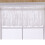 Vintage Floral Lace Valance, Semi-Sheer Polyester, 51.2" 1