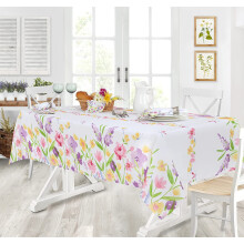 Newbridge Blooming Petals Tablecloth 60 x 120 in Polyester