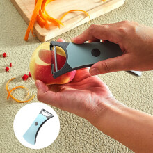2-in-1 Fruit and Vegetable Peeler with Rotating Blades
