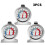 3-Pack Refrigerator Thermometer -30 to 30C, Large Dial 1
