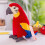 Plüschtier „Tropischer Vogel“ – Weiches Stofftier, 25 cm 5