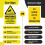 5x Warning These Premises are under 24 Hour CCTV Surveillance Rigid Pl 3