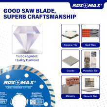 RDXMAX 115mm Diamond Cutting Discs for Angle GrinderSuper Thin FastC