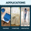 CS Extra Large Cotton Dust Sheets for Decorating 3.6 x 2.7m (12 x 9ft) Reusable 3