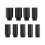 1/2" Deep Impact Socket Set 6 Point 18PC 10mm-32mm 50BV30 Chrome 78mm 8