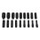 1/2" Deep Impact Socket Set 6 Point 18PC 10mm-32mm 50BV30 Chrome 78mm 9
