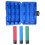 1/2" Drive 3Pc Wheel Impact Socket 17 19 21mm 6 Point 150mm Thin Wall Deep 2