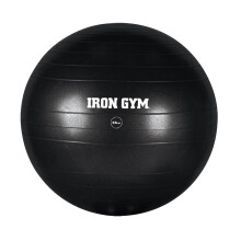 Fitnessball 55 cm mit Pumpe und Übungsanleitung