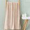 Coral Velvet Pineapple Check Bath Towel, Quick-Drying & 1