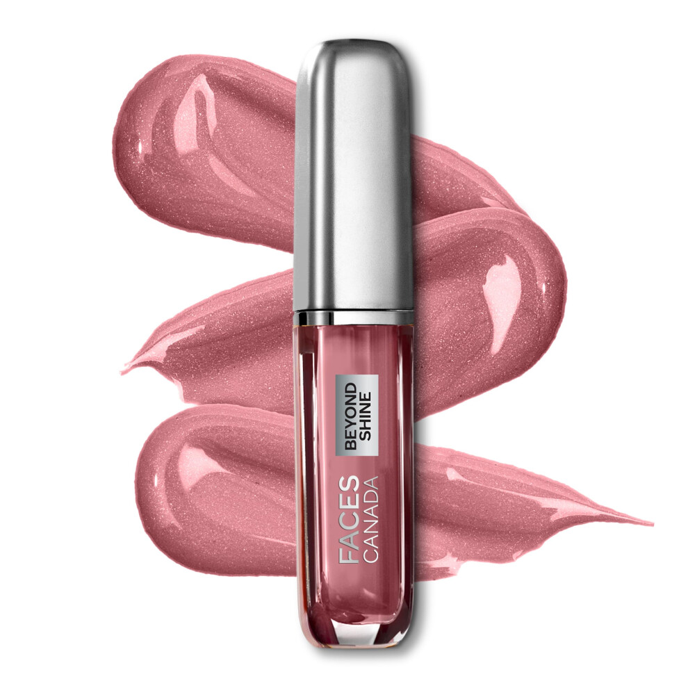 Facescanada Beyond Shine Lip Gloss - Baebe 03 | 24 Hour Hydration | Lightweight & Non-Sticky | Fuller, Supple & Plump Lips | Gives Natural Shine | 0.1