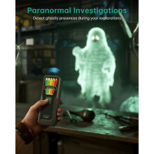 ERICKHILL EMF Meter, Ghost Hunting Equipment for Paranormal Investigations, 5-Level LED Alerts, 30Hz–20kHz Wide Range Handheld EMF Reader