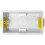 Evoges 2 Gang Dry Lining Back Box 35mm | Fast-Fit Electrical Wall Boxes for Plasterboard (5) 2