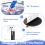 Fentar Drywall Pole Sander Assemblable, 170cm Extension Sanding Pole with 10 Replaceable Sanding Sheets 2