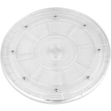 Acryl keuken draaiplateau organizer 22,8 x 22,8 x 1,5 inch 360